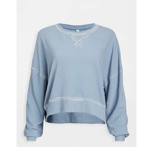 Honeydew Intimates Blue Lounge Sweatshirt & Shorts Set